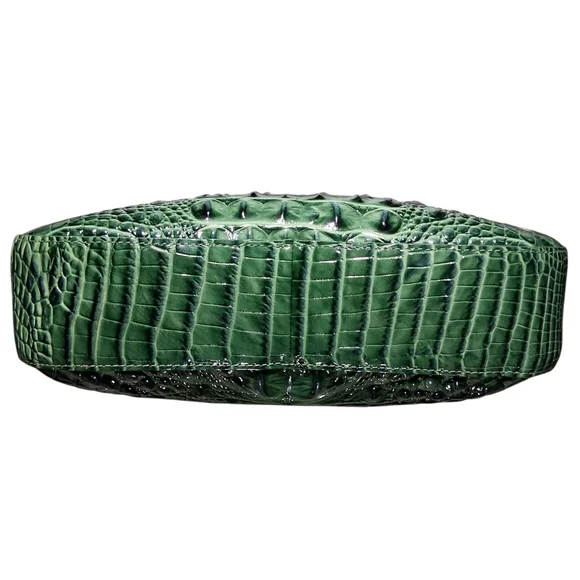 Brahmin Leia Croc Embossed Leather Crossbody Bag - Picture 6 of 11